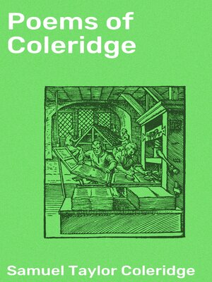 cover image of Poems of Coleridge